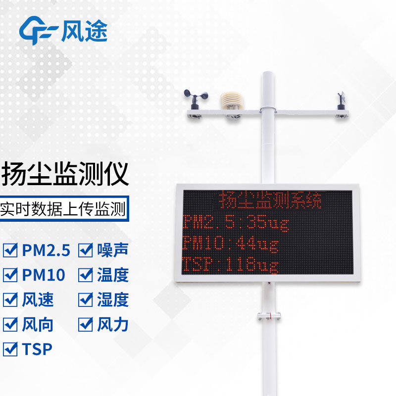 工地揚塵監測系統，提高揚塵防控能力